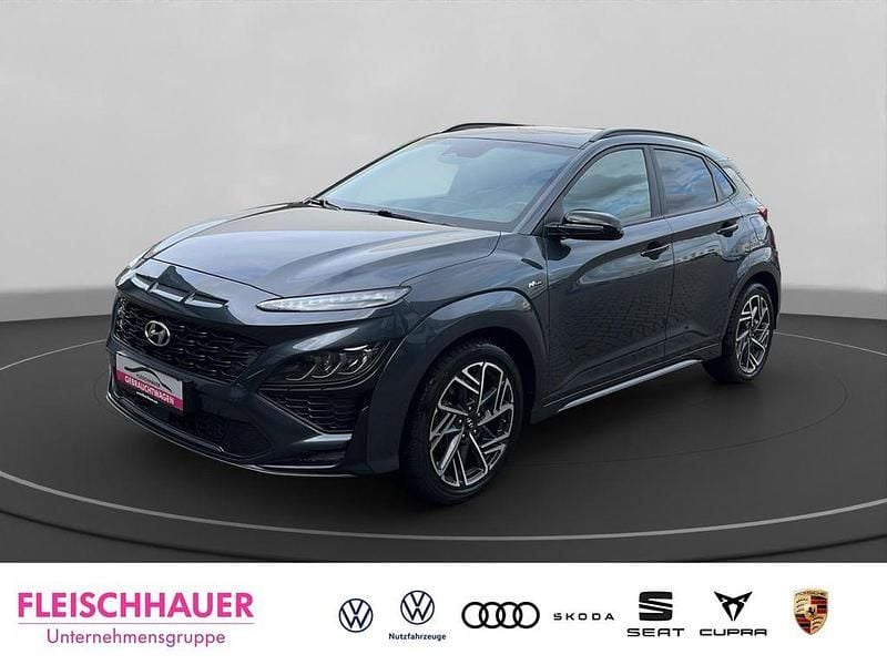 Grau Gebraucht 2021 Hyundai Kona N Line SUV | 22.480 € (Fairer Preis) - Bild 1/4