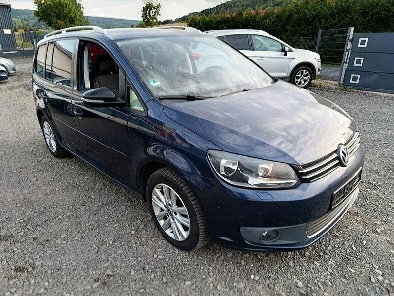 Gebraucht VW Touran Style 140 PS (102 kW) 2012 Blau Van / Kleinbus