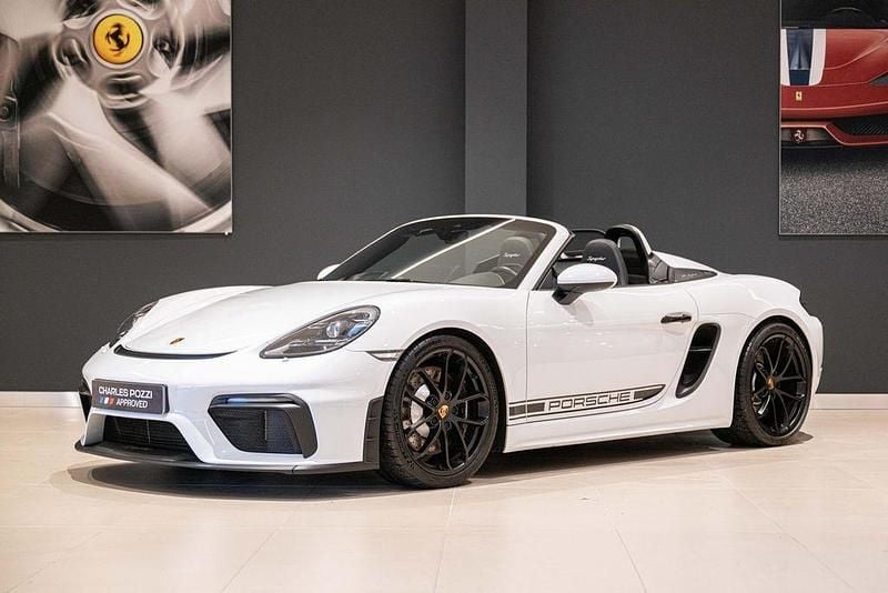 Gebraucht Porsche 718 Spyder 571 PS (419 kW) 2019 Weiß Cabrio