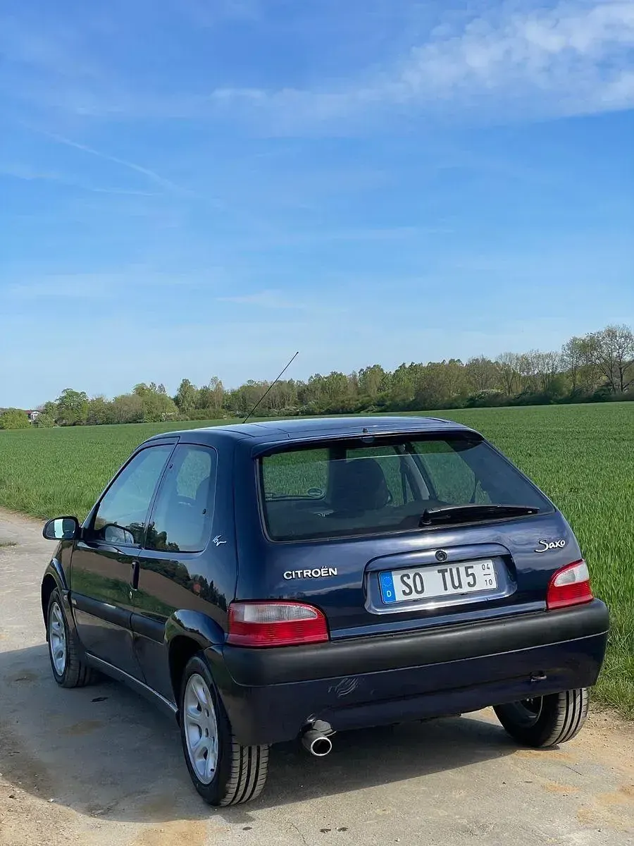 Gebraucht Citroën Saxo 118 PS (86 kW) 2001 Blau Kleinwagen