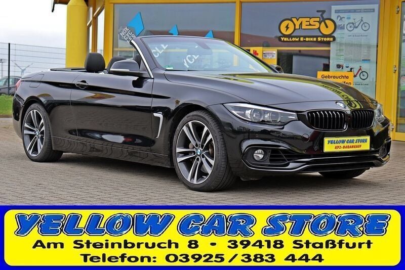 Schwarz Gebraucht 2019 BMW 440 Sport Line Cabrio | 39.890 € (Fairer Preis) - Bild 1/4