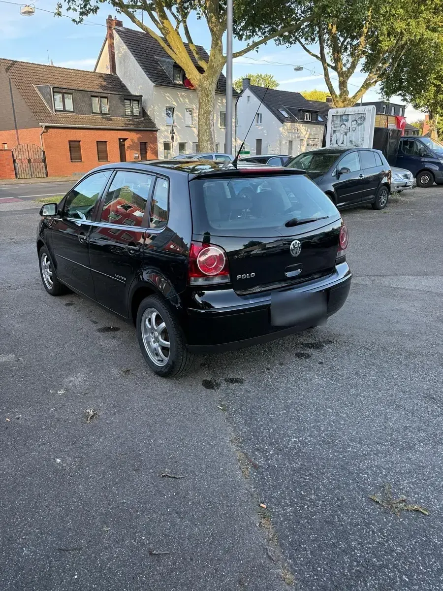 Gebraucht VW Polo United 69 PS (50 kW) 2008 Schwarz Kleinwagen