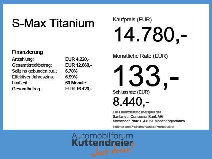 Second-hand Ford S-MAX Titanium 179 CP (131 kW) 2017 Alb Monovolum