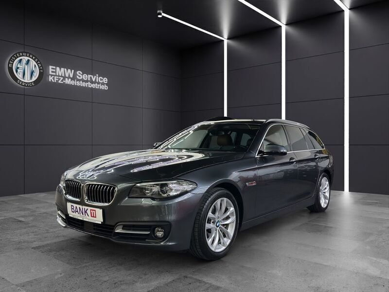 Grau Gebraucht 2017 BMW 530 Sport Line Limousine | 22.390 € (Superpreis) - Bild 1/4