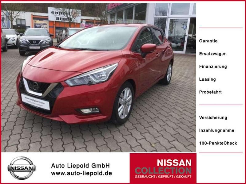 Passion red (p) Gebraucht 2020 Nissan Micra N-Way Kleinwagen | 15.990 € (Teuer) - Bild 1/4