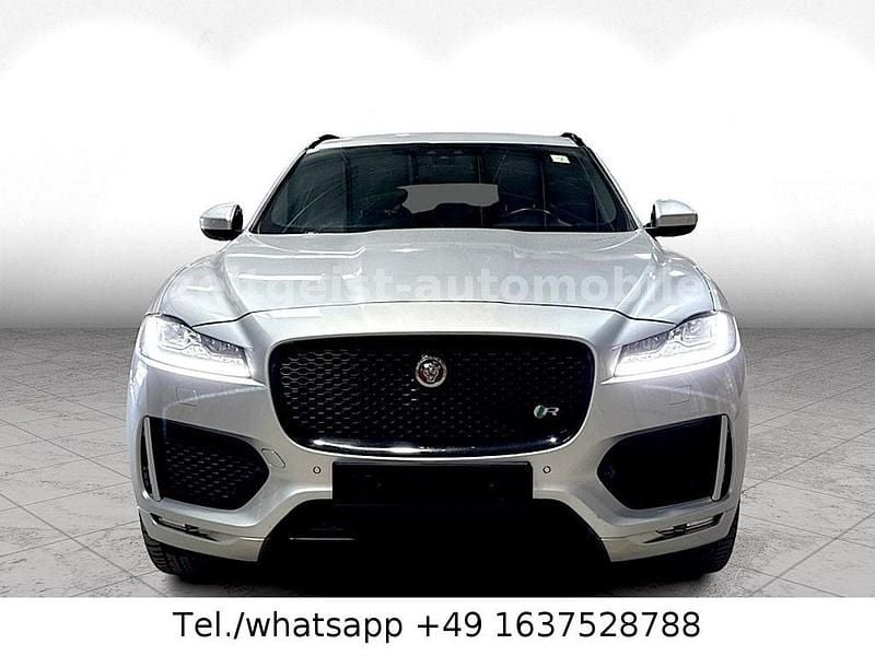 Silber Gebraucht 2016 Jaguar F-Pace R-Sport SUV | 18.785 € (Teuer) - Bild 1/4
