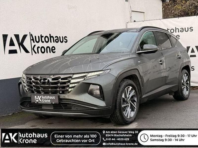 Amazon grey / met Gebraucht 2023 Hyundai Tucson Trend SUV | 27.990 € (Fairer Preis) - Bild 1/4