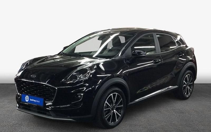 Schwarz Gebraucht 2021 Ford Puma Gen-E Titanium SUV | 16.937 € - Bild 1/4