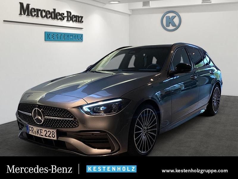 Selenitgrau Gebraucht 2024 Mercedes C300 AMG Kombi | 60.850 € - Bild 1/4