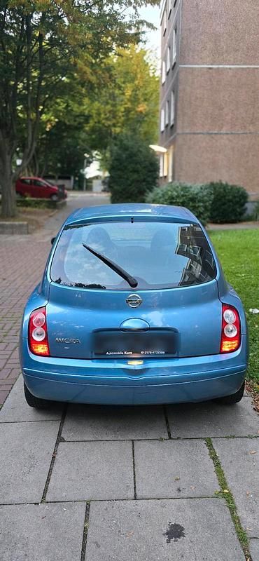 Blau Gebraucht 2008 Nissan Micra Kleinwagen | 800 € (Fairer Preis) - Bild 1/4