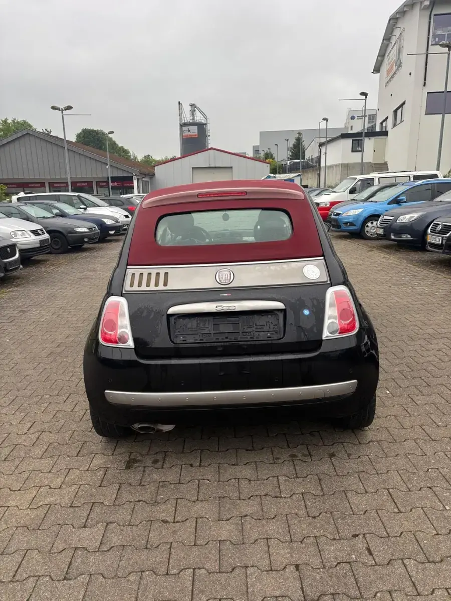 Gebraucht Fiat 500 101 PS (74 kW) 2011 Schwarz Cabrio