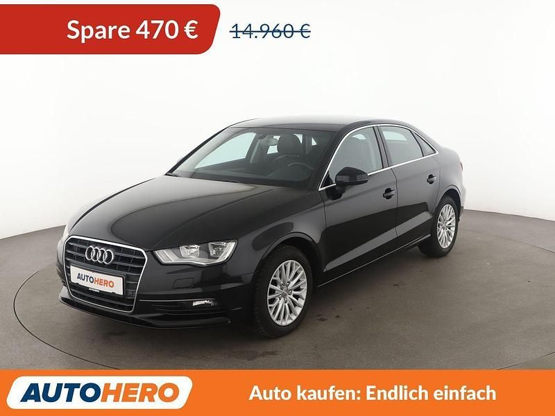Schwarz Gebraucht 2015 Audi A3 Ambiente Limousine | 14.220 € (Etwas zu teuer) - Bild 1/3