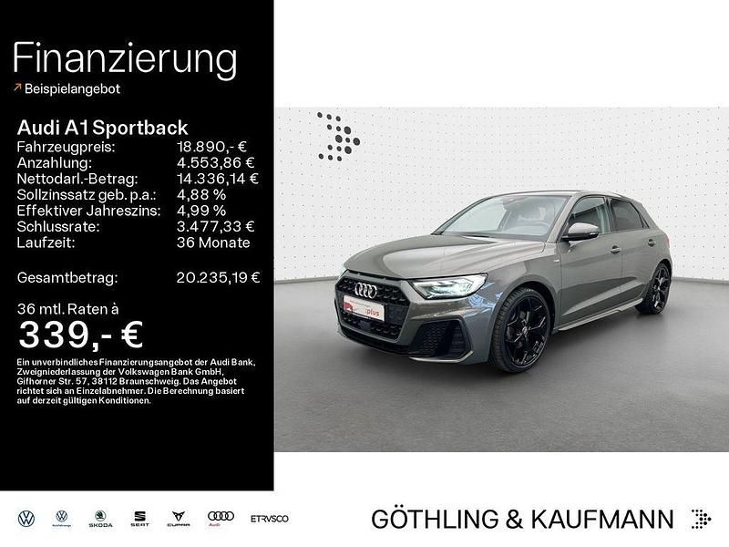 Chronosgrau metallic Gebraucht 2020 Audi A1 Sportback S-Line Kleinwagen | 18.890 € (Fairer Preis) - Bild 1/4