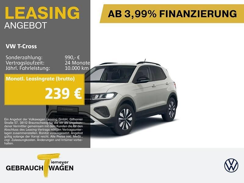 Gebraucht VW T-Cross Goal 95 PS (69 kW) 2024 Grau SUV