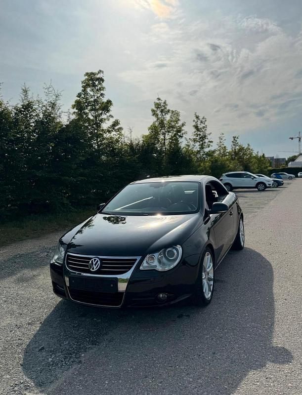 Schwarz Gebraucht 2007 VW Eos Cabrio | 7.000 € (Fairer Preis) - Bild 1/4