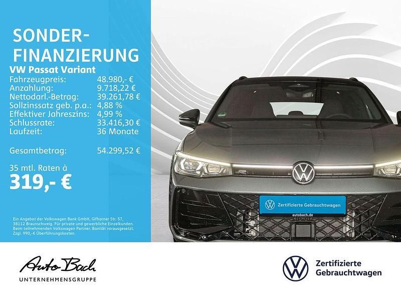 Gebraucht VW Passat R-line 193 PS (141 kW) 2024 Diabasgrau metallic/grenadillschwarz metallic Kombi