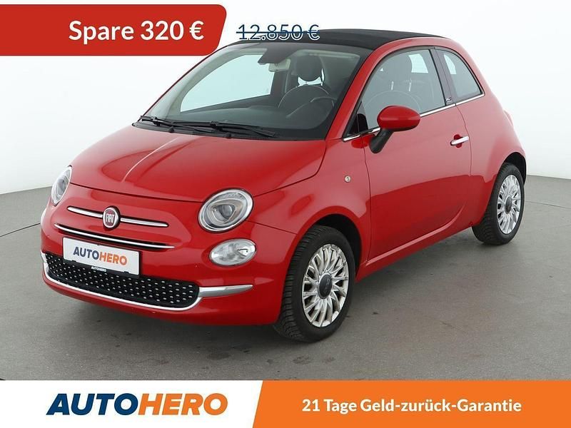 Rot Gebraucht 2018 Fiat 500C Lounge Cabrio | 12.530 € (Fairer Preis) - Bild 1/3