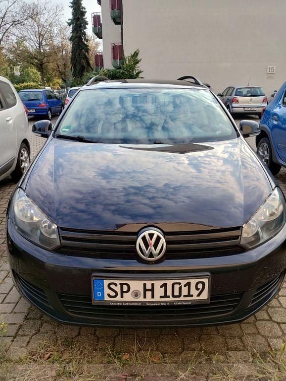 Schwarz Gebraucht 2011 VW Golf VI Trendline Kombi | 3.999 € (Fairer Preis) - Bild 1/4