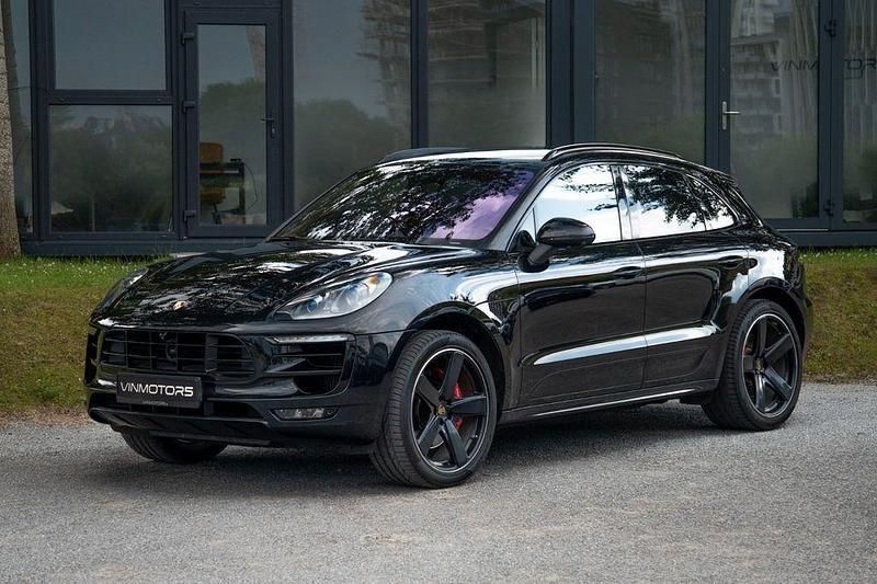 Schwarz Gebraucht 2015 Porsche Macan Turbo SUV | 32.999 € (Superpreis) - Bild 1/4