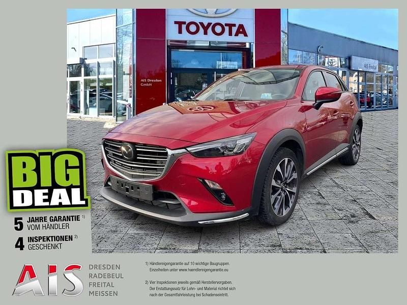 Soul red crystal m Gebraucht 2019 Mazda CX-3 Sports-Line SUV | 17.990 € (Fairer Preis) - Bild 1/4