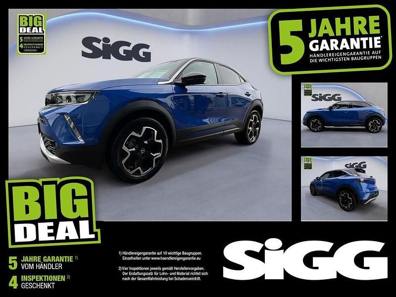 Perl blau/voltaik blau (metallic) Gebraucht 2022 Opel Mokka Ultimate SUV | 16.980 € (Guter Preis) - Bild 1/4