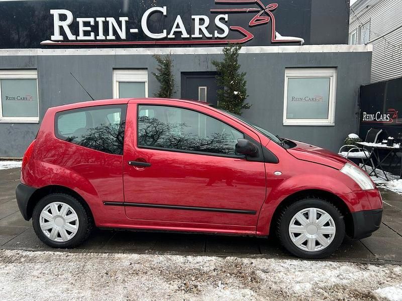 Gebraucht Citroën C2 Style 60 PS (44 kW) 2004 Classic red Kleinwagen
