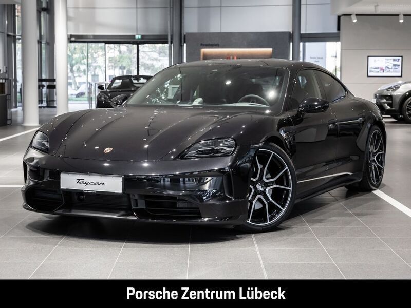 Tiefschwarzmetallic Gebraucht 2024 Porsche Taycan Limousine | 109.890 € (Superpreis) - Bild 1/4