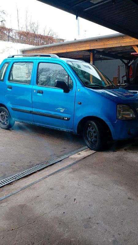 Gebraucht Suzuki Wagon R+ 56 PS (41 kW) 2002 Blau Van / Kleinbus