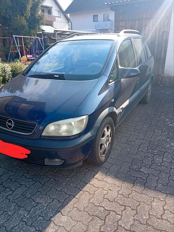 Gebraucht Opel Zafira 125 PS (91 kW) 2001 Blau Van / Kleinbus