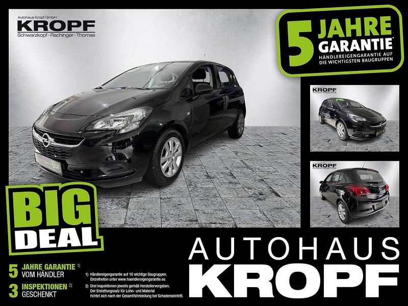 Onyx schwarz Gebraucht 2019 Opel Corsa Selection Kleinwagen | 9.290 € (Guter Preis) - Bild 1/4