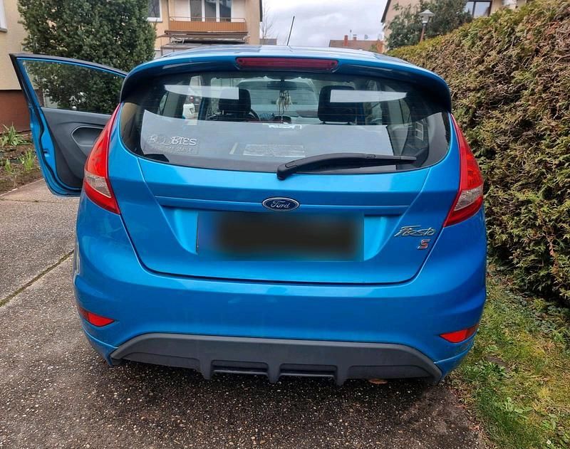 Gebraucht Ford Fiesta S 96 PS (70 kW) 2010 Blau Kleinwagen