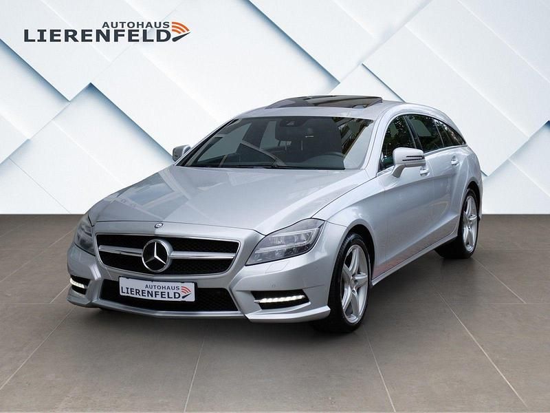 Silber Gebraucht 2014 Mercedes CLS350 AMG line Kombi | 13.990 € (Superpreis) - Bild 1/4