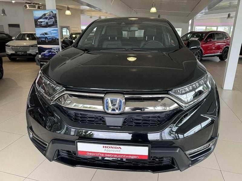 Dunkel schwarz metallic Gebraucht 2023 Honda CR-V Hybrid SUV | 29.490 € (Guter Preis) - Bild 1/4