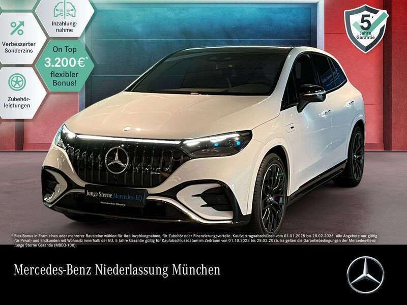 Weiß Gebraucht 2024 Mercedes EQE AMG 43 Premium Plus SUV | 84.890 € - Bild 1/3