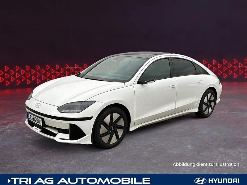Weiss Gebraucht 2024 Hyundai Ioniq 6 Limousine | 43.449 € (Fairer Preis) - Bild 1/4