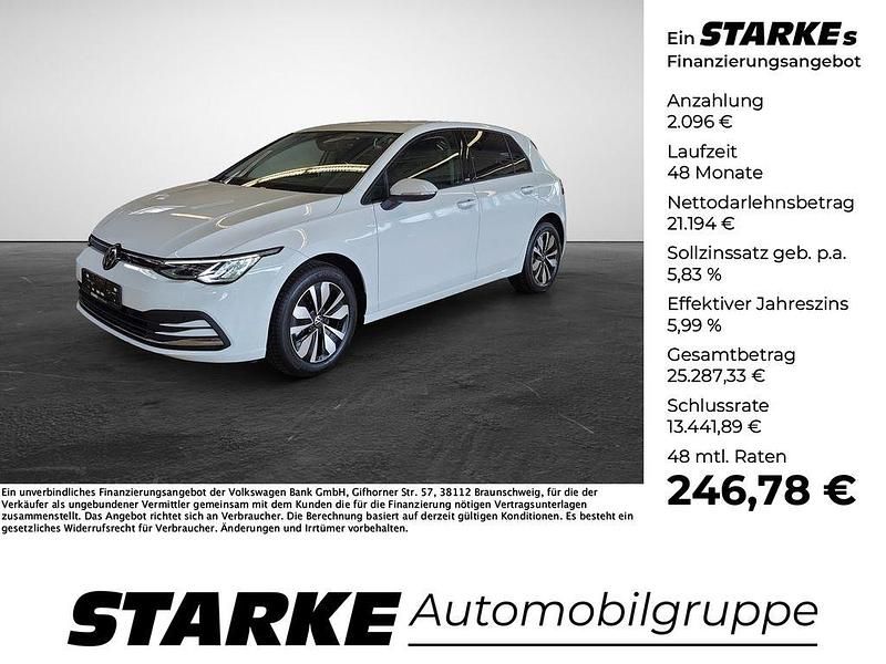 Grenadillschwarz metallic Gebraucht 2024 VW Golf VIII Move Limousine | 23.290 € (Fairer Preis) - Bild 1/4