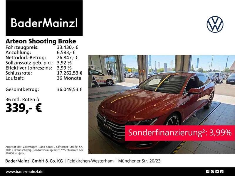 Kings red metallic Gebraucht 2021 VW Arteon R-line Kombi | 33.430 € (Fairer Preis) - Bild 1/3