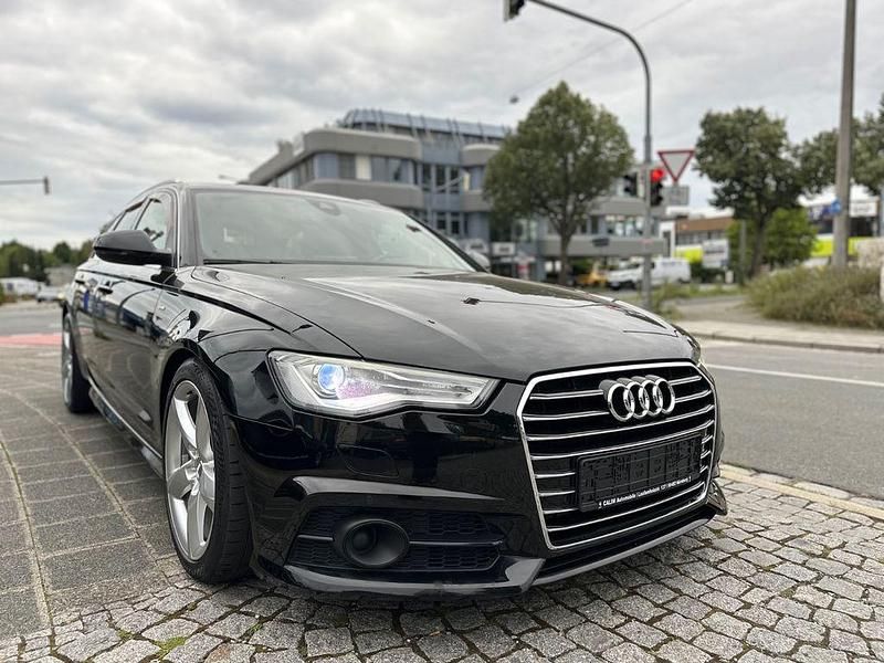 Schwarz Gebraucht 2017 Audi A6 S-Line Kombi | 16.999 € (Superpreis) - Bild 1/4