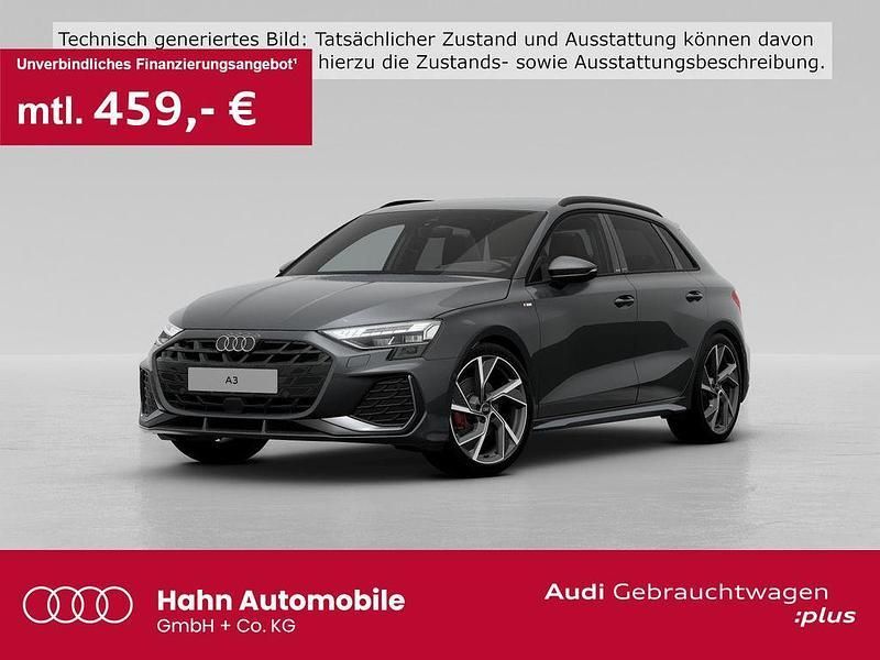 Grau Gebraucht 2024 Audi A3 Sportback S-Line Limousine | 37.330 € (Fairer Preis) - Bild 1/3