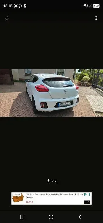 Gebraucht Kia ProCeed GT-Track 204 PS (150 kW) 2018 Weiß Limousine