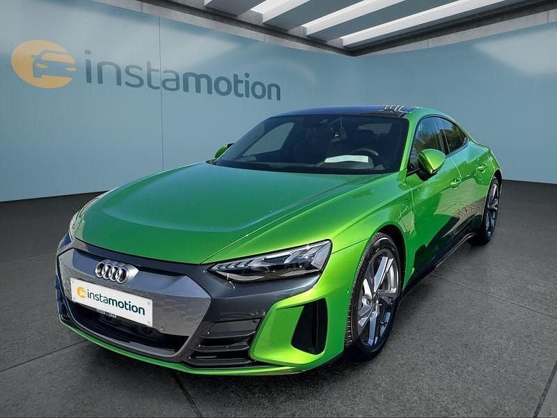 Grün Gebraucht 2023 Audi e-tron GT quattro Limousine | 57.199 € (Superpreis) - Bild 1/4