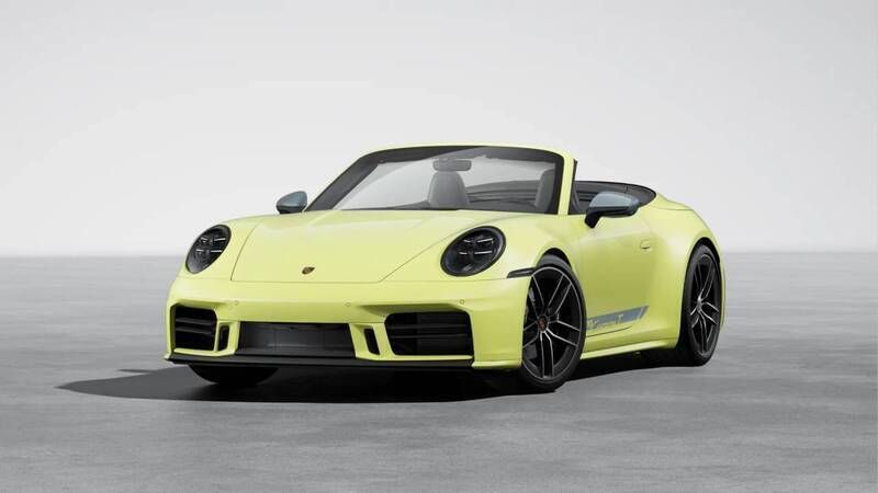 Cartagenagelbmetallic Neu 2025 Porsche 911 Carrera T Cabrio | 180.320 € (Etwas zu teuer) - Bild 1/4