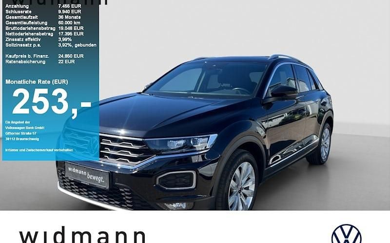 Deep black perleffekt Gebraucht 2021 VW T-Roc Sportline SUV | 24.850 € (Fairer Preis) - Bild 1/4