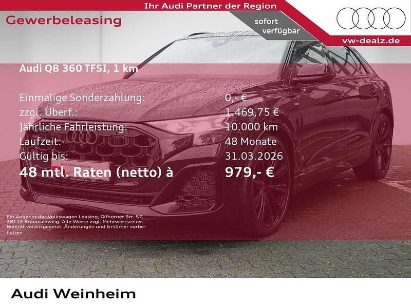 Neu Audi Q8 Sport 489 PS (359 kW) 2026 Schwarz SUV