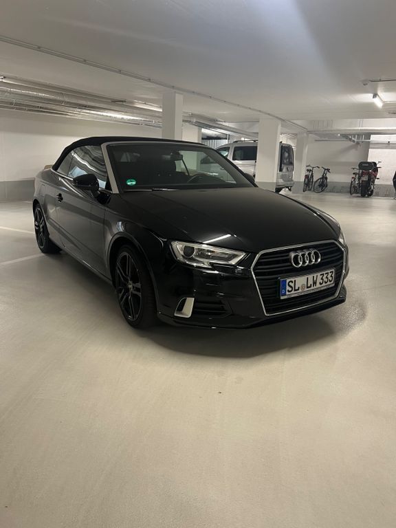 Schwarz Gebraucht 2019 Audi A3 Cabriolet Sport Cabrio | 26.300 € (Fairer Preis) - Bild 1/4