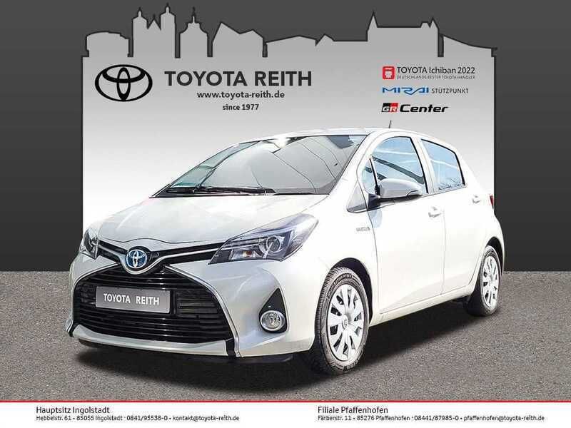 Weiß Gebraucht 2017 Toyota Yaris Hybrid Comfort Kleinwagen | 12.220 € (Fairer Preis) - Bild 1/4