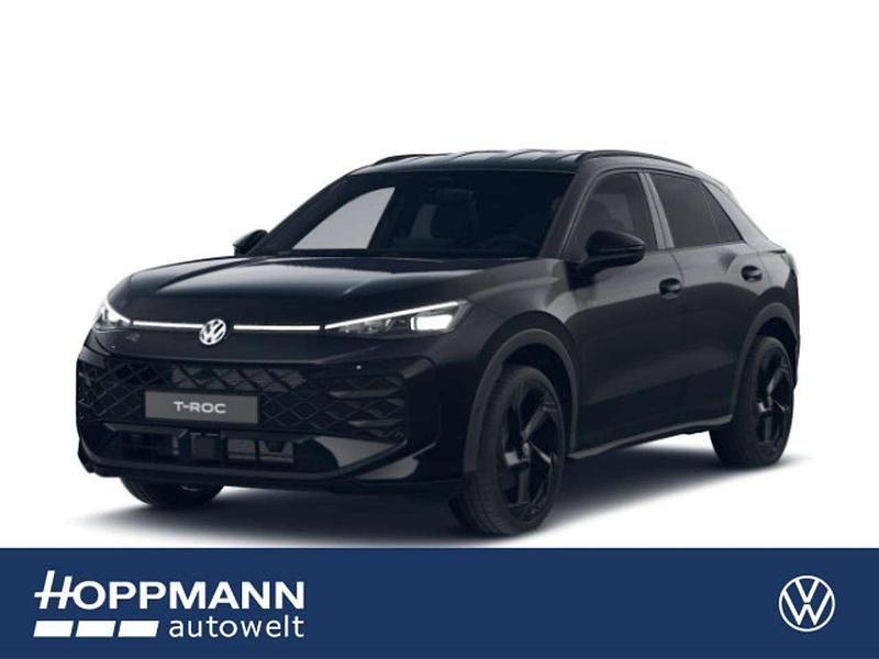 Schwarz (grenadillschwarz metallic) Neu 2025 VW T-Roc R-line SUV | 53.002 € - Bild 1/3