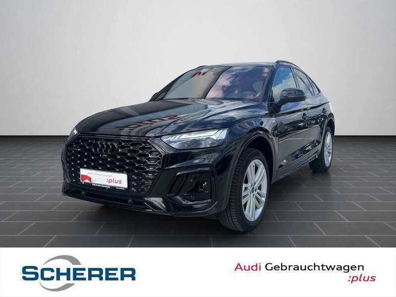 Mythosschwarz metallic Gebraucht 2024 Audi Q5 S-Line SUV | 61.950 € - Bild 1/4