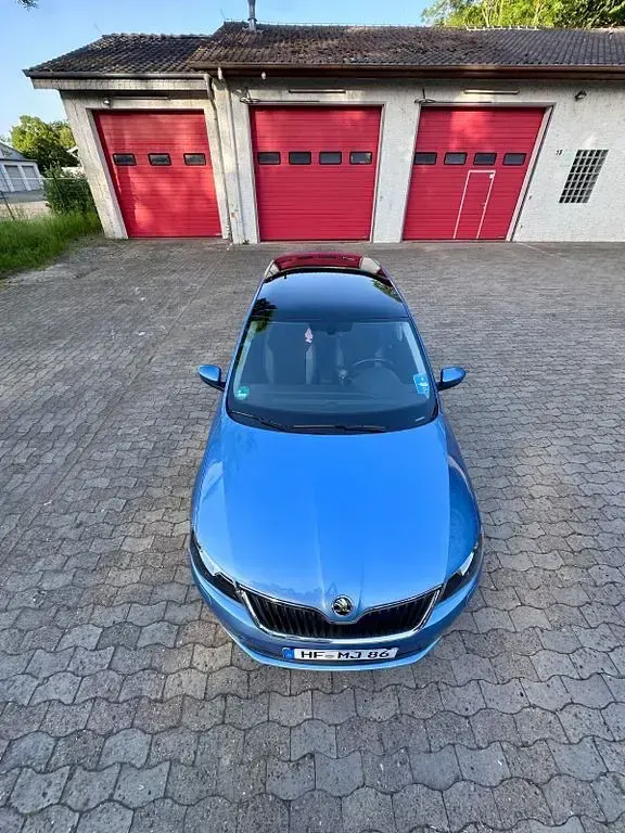 Brugt Skoda Rapid Joy 90 HK (66 kW) 2016 Blå Sedan