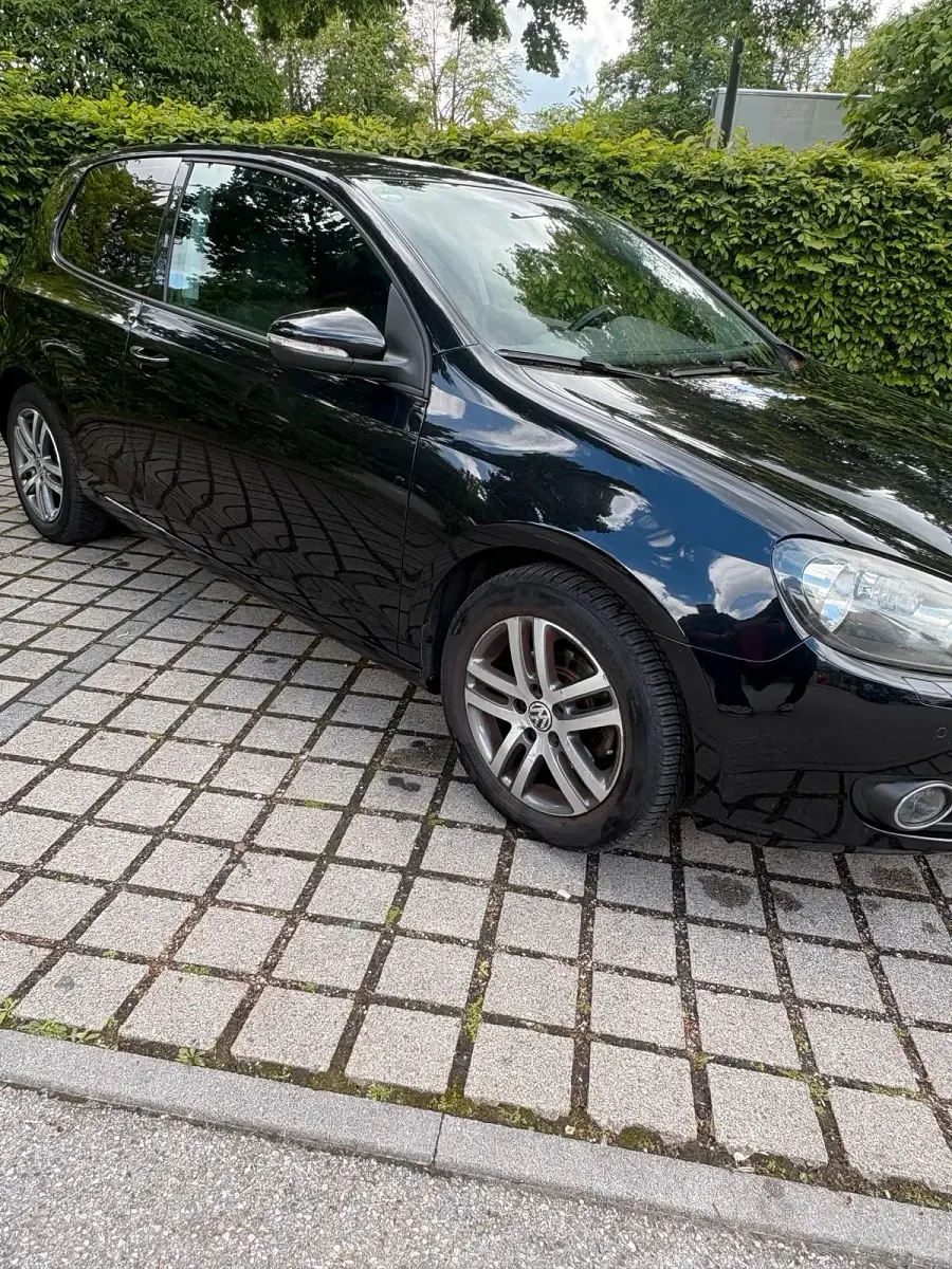 Brugt VW Golf VI 106 HK (77 kW) 2009 Sort Hatchback